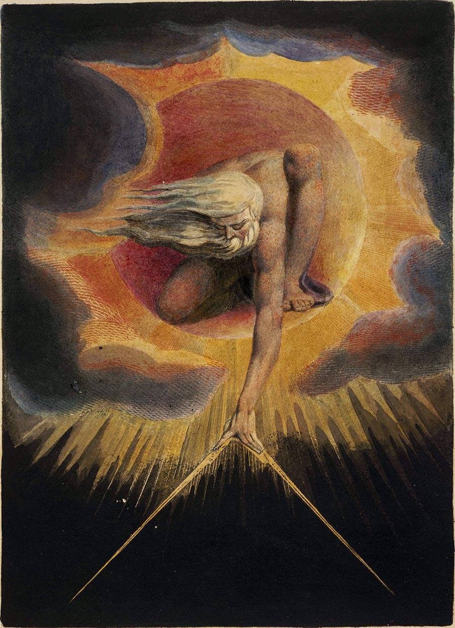 Europe_a_Prophecy_British_Museum_William_Blake_God_Architect_Universe_Compass God as the Architect of the Universe, by William Blake.