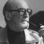 Mircea_Eliade_Picture Black and white Mircea Eliade picture.