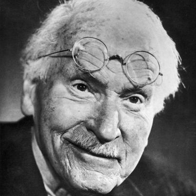carl-jung Carl Gustav Jung portrait, black and white.