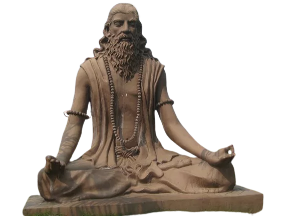 patanjali-yoga-statue Statue of Patanjali meditating.